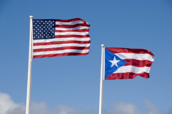 U.S. and Flag of Puerto Rico